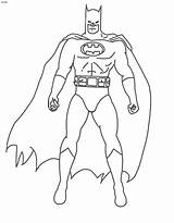 Batman Coloring Pages Superheroes Printable Drawing sketch template