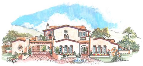 mexican houses  courtyards home plans house plan courtyard home tuscan house plans