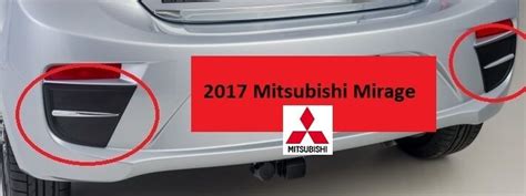 mitsubishi mirage rear bumper chrome garnish mz parts  sale dragtimescom