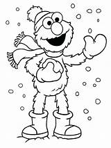 Street Coloring Sesame Christmas Pages Getcolorings Printable Colouring sketch template