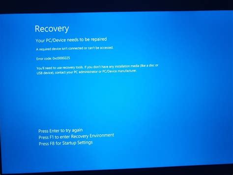 mac shows  windows recovery screen  startup