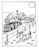 Train Coloring Pages Steam Trains Sheets West Old Colouring Adult Color Vintage Kids Railroad Engine Number Wild Book Embroidery Cowboy sketch template
