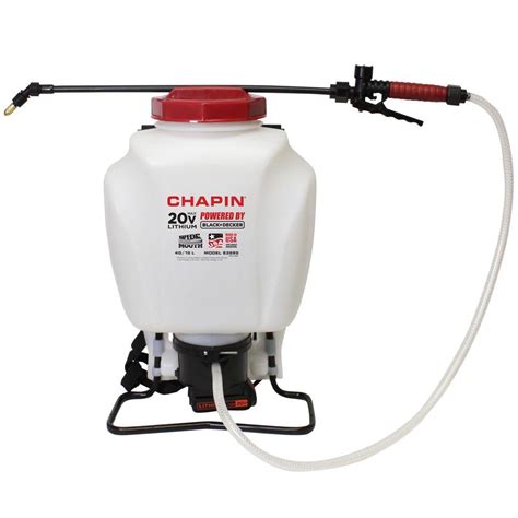 chapin  gal rechargeable  volt lithium ion battery powered backpack sprayer   home