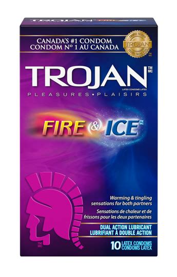 Trojan™ Fire And Ice™ Lubricated Condoms