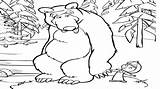 Masha Bear Coloring Pages Getcolorings sketch template