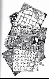Zentangle Inspired Owl Friend sketch template
