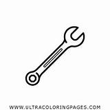 Wrench sketch template