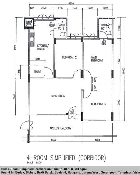 singapore hdb  room floor plan floorplansclick