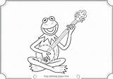 Coloring Kermit Frog Pages Printable Comments Coloringhome sketch template