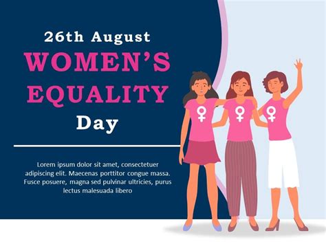 Editable Women Equality Day Powerpoint Templates And Slides Slideuplift