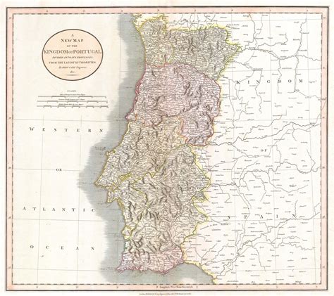 oude kaart van portugal oude en historische kaart van portugal