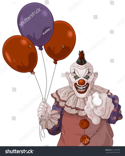 clown holding balloon images stock  vectors shutterstock