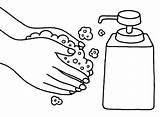 Hand Printable Washing Coloring Pages Getcolorings sketch template