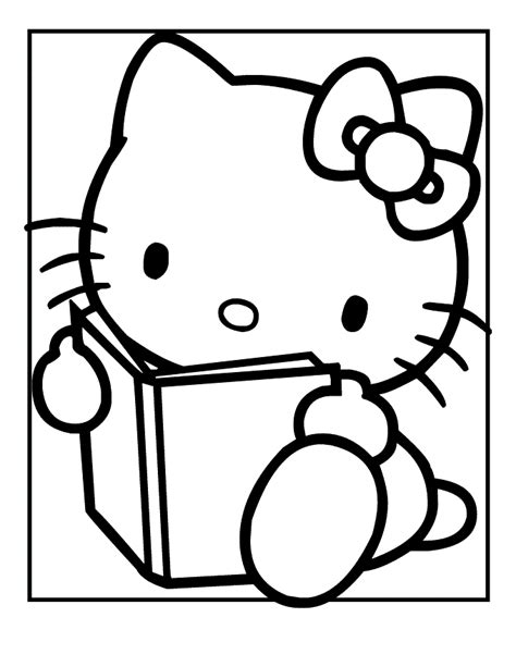 images   kitty coloring pages  pinterest