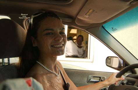 Drive Through Cum Dump Nude In Public Photos At Voyeurweb