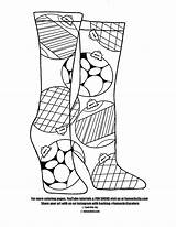 Coloring Sock Pages Ornaments sketch template