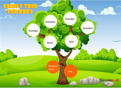 family tree template powerpoint printable word searches