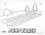 Pump Skatepark Ramp sketch template