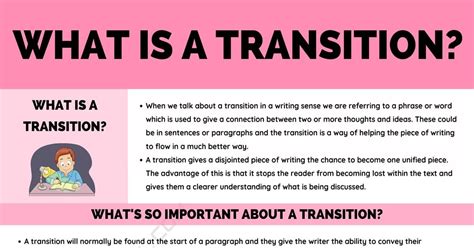 transition definition   examples  transitions  writing
