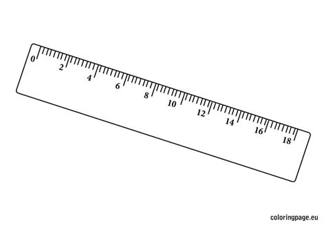 ruler coloring pages  day  school color