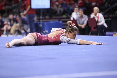 oklahoma women s gymnastics and men s wrestling host annual beauty and