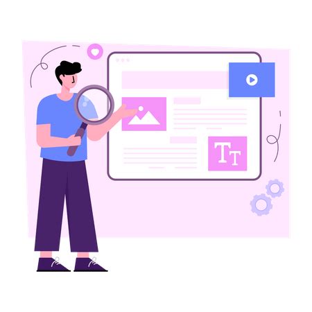 webpage content search illustrations   svg png eps