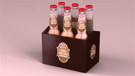 Six Pack Beer Packaging Mockup On Behance