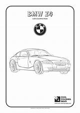 Coloring Bmw Pages Car Z4 I8 Cool Cars Template sketch template