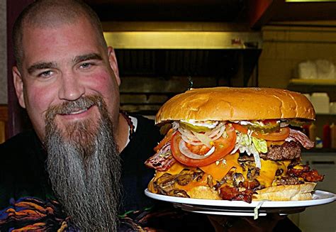 disturbingly large hamburgers