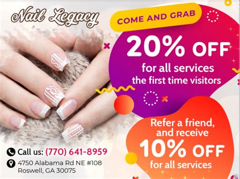 nail legacy     services  st time visitors beauty