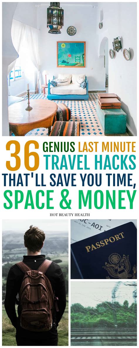 hacks   minute travel plans hot beauty health