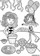 Coloring Pages Groovy Girls sketch template