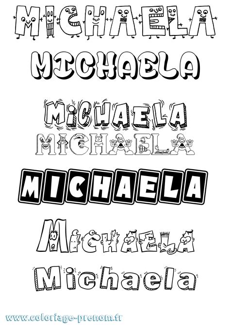 coloring pages  girls names michaela coloring pages