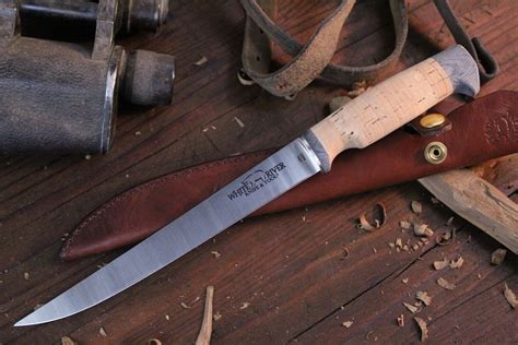 white river knives 8 5 traditional fillet knife cork 440c