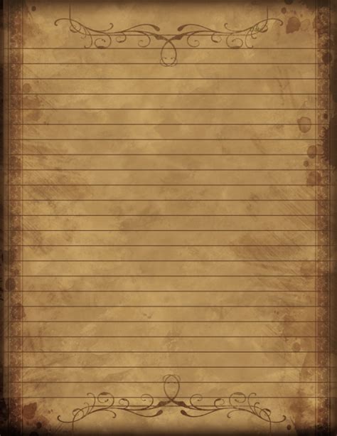 vintage style lined paper template postermywall