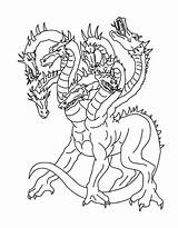 Coloring Pages Greek Mythology Creatures Hydra Gods Creature Zeus Dragon Goddesses God Mania Legends Template Mythological Getcolorings Drawings Color Egges sketch template