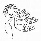 Turtle Nemo sketch template