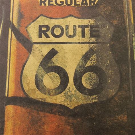 route  gas station vintage poster retro vintage poster etsy