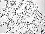 Coloring Pages Vanessa Disney Scuttle Mermaid Little Walt Ursula Ariel Characters Fanpop Template Getdrawings Getcolorings sketch template
