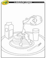 Pancake Kids Breakfast Pancakes sketch template