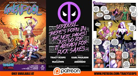 Gwenpool Patreon Sneak Previews By Tracyscops Hentai