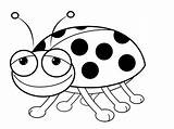 Ladybug Mariquitas Coccinelle Bettle Ladybugs Bug Coloriage Clipartmag Coloriages sketch template
