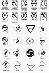 Road Signs Sign Coloring Traffic Mexico Pages Objects Driving Printable Safety sketch template