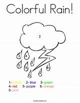 Coloring Rain Pages Weather Preschool Colorful Noodle Twisty Clipart Printable Print Books Pdf Tracing Built California Usa Twistynoodle Popular Templates sketch template