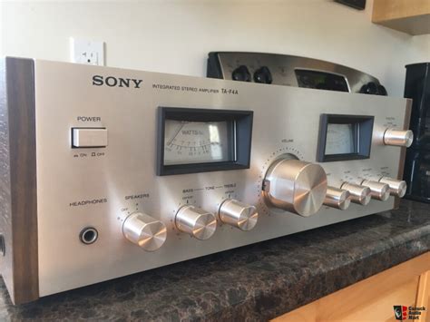 Sony Ta F4a Integrated Stereo Amplifier Photo 4381650 Canuck Audio Mart