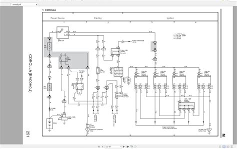 toyota corolla usa  electrical wiring diagram auto repair manual forum heavy