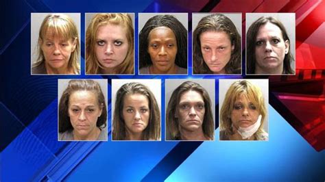 9 women arrested in citywide prostitution sting