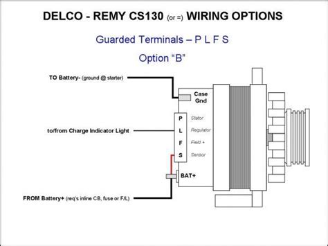 cs alternator wiring  sense wire needed
