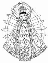 Coloring Lady Guadalupe Pages Getcolorings Getdrawings sketch template