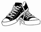 Sneakers Zapatillas Motif Thermocollant sketch template